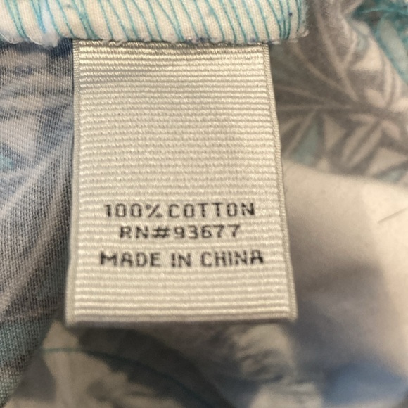 Stylus size 12 patterned blue & teal shorts great condition 💯 cotton - Picture 5 of 6